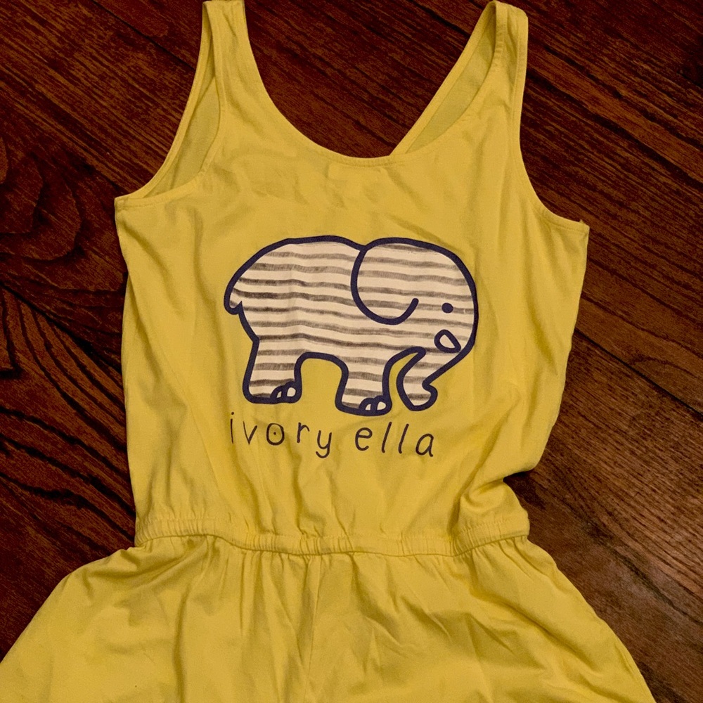 Yellow Ivory Ella Romper